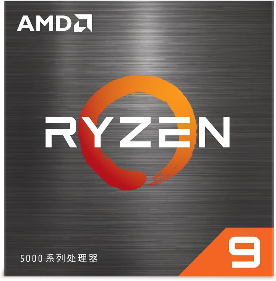 AMD 5000 Series Ryzen 9 5900X Desktop Processor 12 Cores 24 Threads 70 MB Cache 3.7 GHz up to 4.8 GHz Socket AM4 500 Series chipset