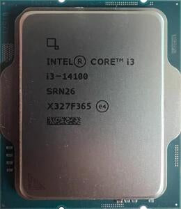 Intel Core i3-14100 Desktop Processor 4 cores (4 P-cores + 0 E-cores) up to 4.7 GHz