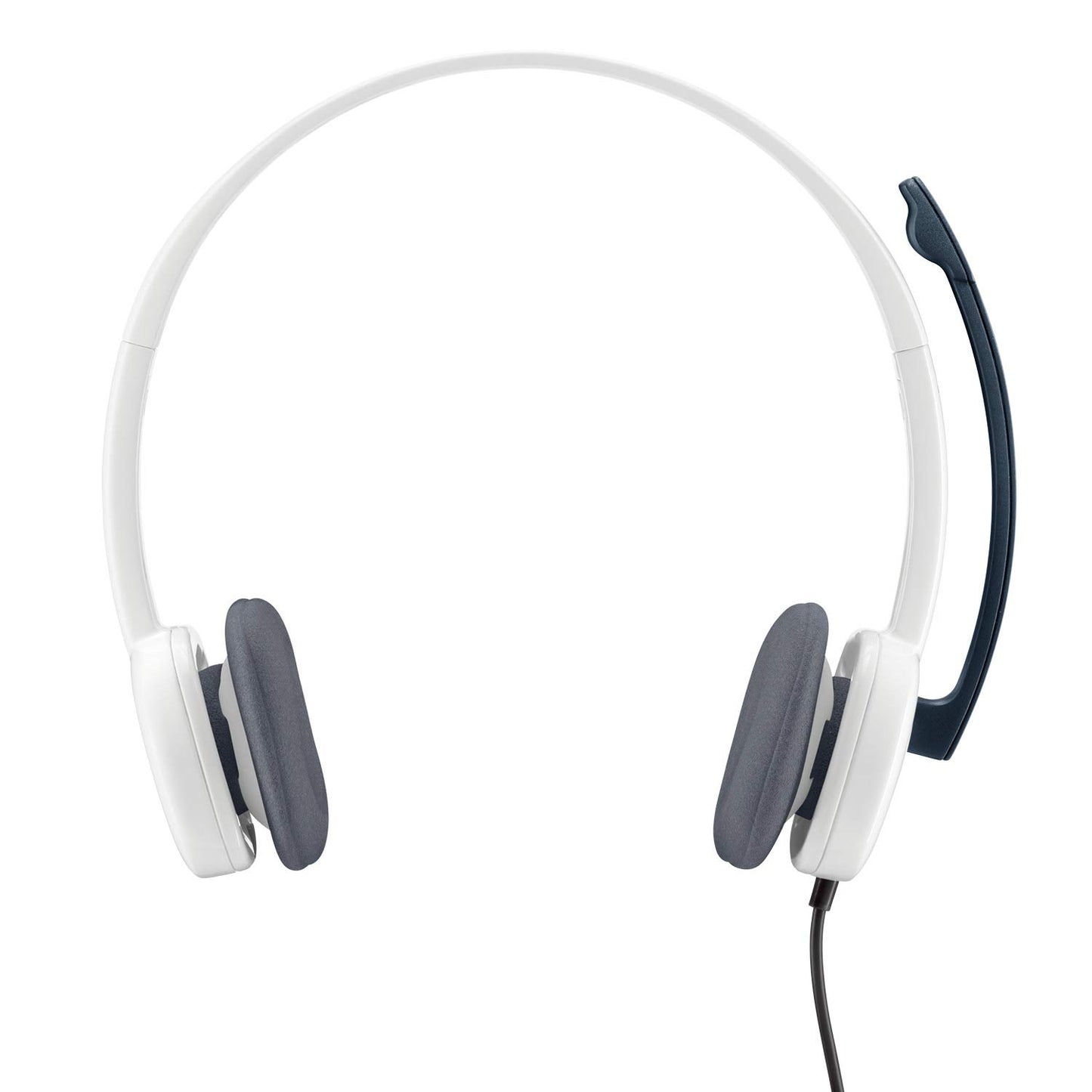 Logitech H150 Wired On Ear Headphones With Mic (White)