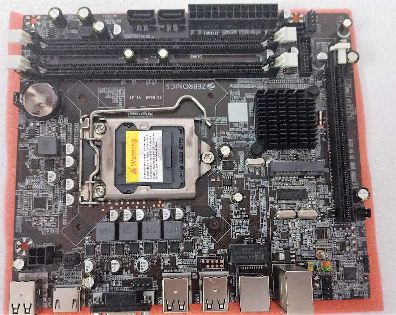 ZEBRONICS Intel H55 Chipset Motherboard Socket 1156 Zeb55, atx, ddr_3