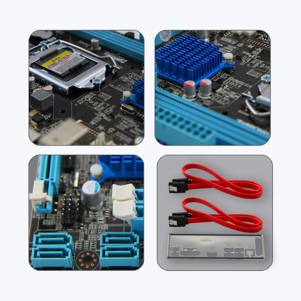 ZEBRONICS H81 LGA 1150 Socket Motherboard, ATX, DDR_3