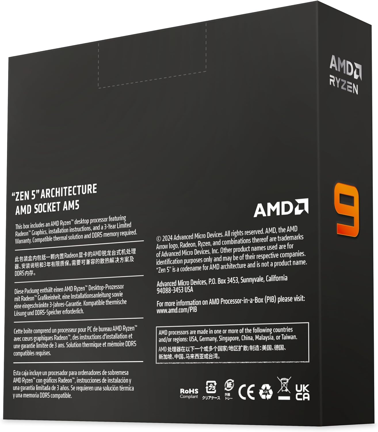 AMD Ryzen™ 9 9900X