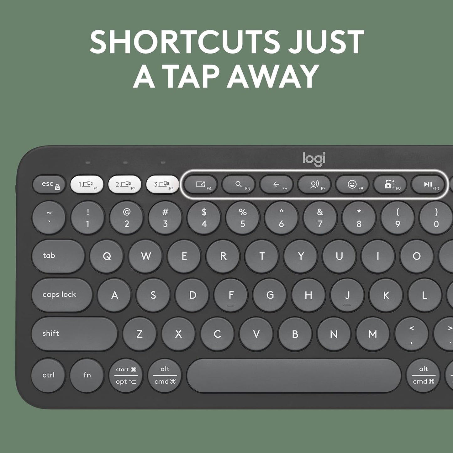 Logitech Pebble 2 Combo, Wireless Keyboard and Mouse, Quiet and Portable, Customisable, Logi Bolt, Bluetooth, Easy-Switch for Windows, macOS, iPadOS, Chrome