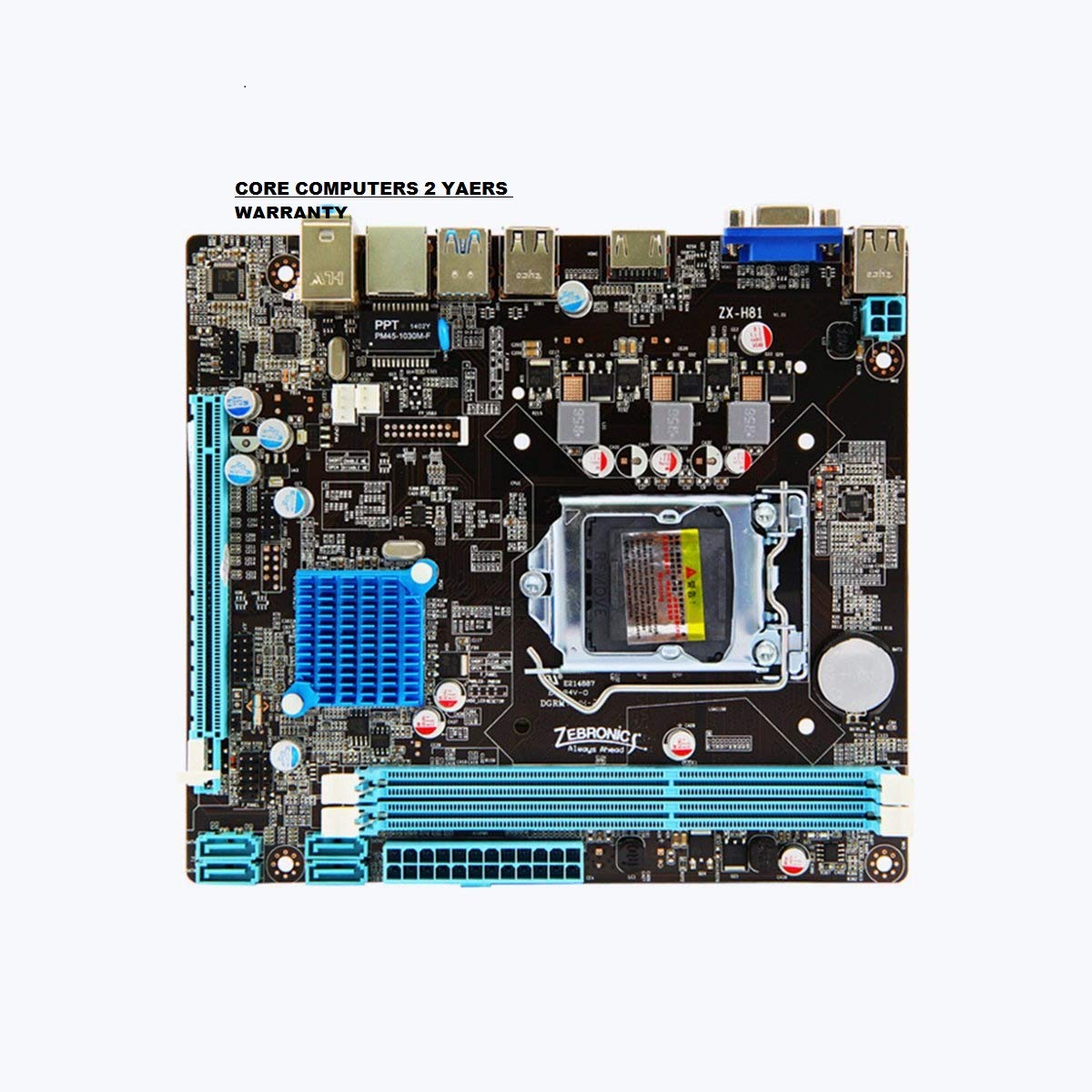 ZEBRONICS H81 LGA 1150 Socket Motherboard, ATX, DDR_3