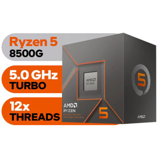 AMD Ryzen 5 8500G Desktop Processor 6 cores 12 Threads 22 MB Cache 3.5 GHz Upto 5 GHz (100-100000931BOX)