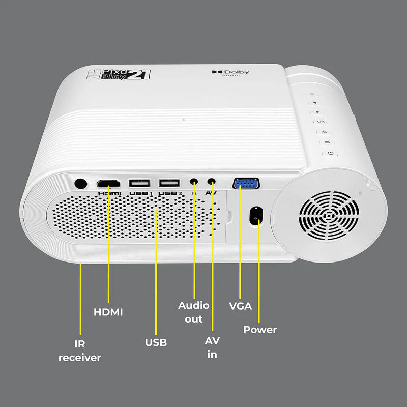 ZEBRONICS Zeb-PixaPlay 21 Android Smart LED Projector