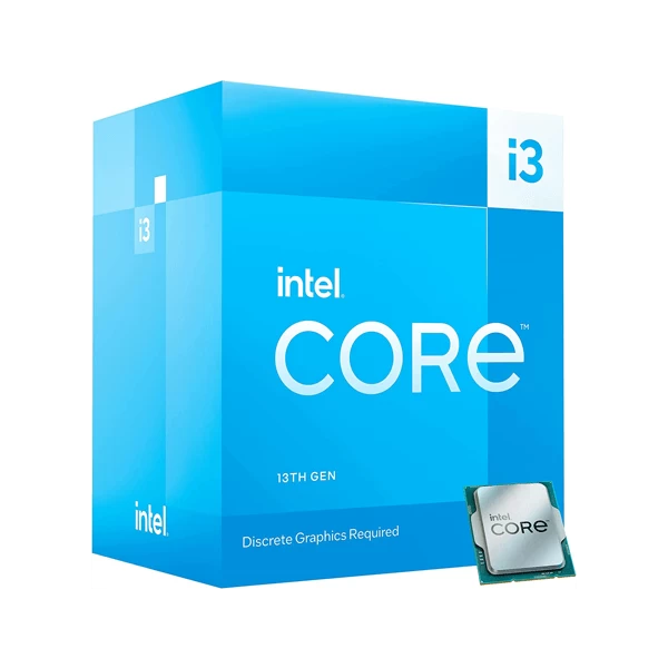 Intel Core i3-13100 Desktop Processor 4 cores (4 P-cores + 0 E-cores) 12MB Cache, up to 4.5 GHz