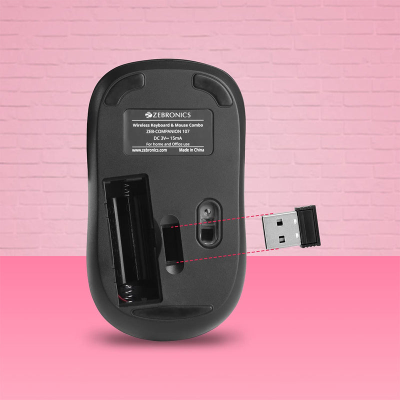 Zebronics Zeb-Companion 107 Keybooard and Mouse Set
