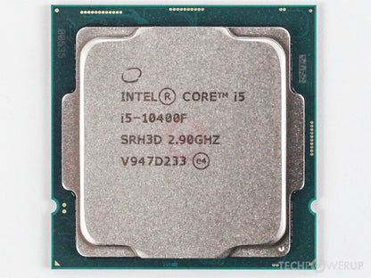 Intel Core i5-10400F 10th Generation Processor with 12MB Cache Memory 6 Cores 12 Threads and 3 Years Warranty