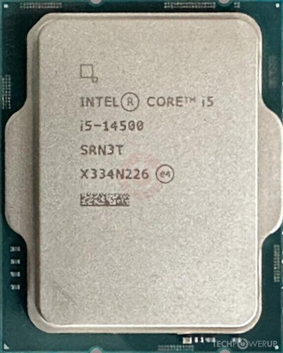 Intel Core i5-14500 Desktop Processor 14 cores (6 P-cores + 8 E-cores) up to 5.0 GHz