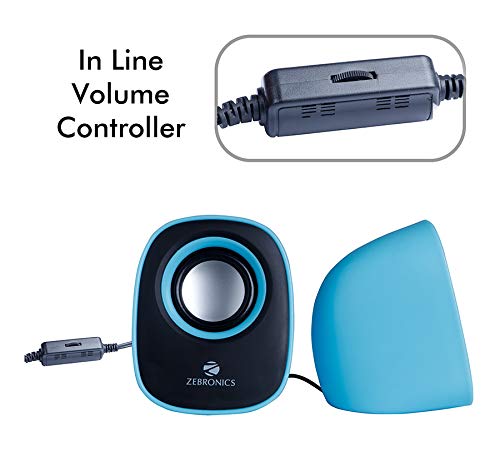 ZEBRONICS Zeb-Pebble New 2.0 Multimedia Speaker for Laptop/Desktop