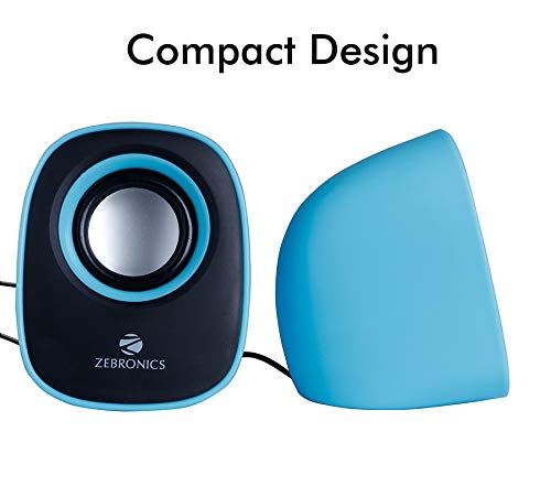 ZEBRONICS Zeb-Pebble New 2.0 Multimedia Speaker for Laptop/Desktop