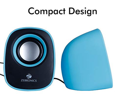 ZEBRONICS Zeb-Pebble New 2.0 Multimedia Speaker for Laptop/Desktop