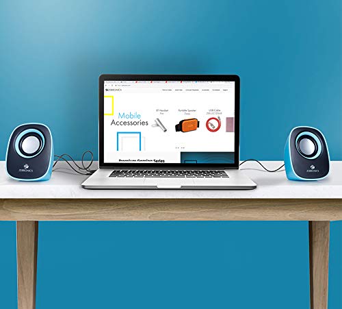 ZEBRONICS Zeb-Pebble New 2.0 Multimedia Speaker for Laptop/Desktop