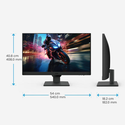BenQ GW2490 23.8” 1080p FHD IPS Monitor| 100Hz|99%sRGB|Eye-careU|Dual HDMI|Display Port|Bezel-less|Eyesafe|VESA MediaSync| Brightness Intelligence|Low Blue Light+| Speakers|VESA Wall mountable(Black)