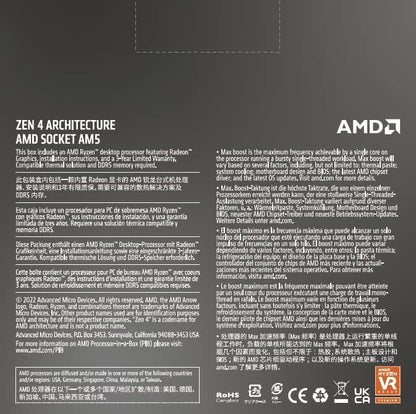 Ryzen 7 7700X Desktop Processor 8 cores 16 Threads 40 MB Cache 4.5 GHz Up to 5.4 GHz (100-100000591WOF)
