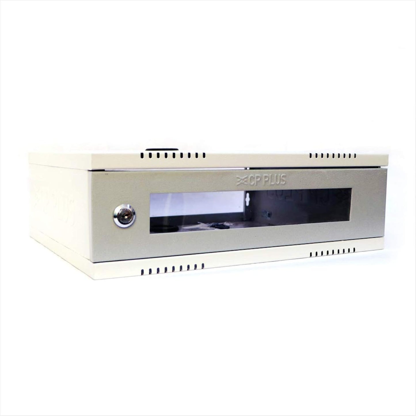 CP PLUS 2 U Rack – DVR Rack/CCTV Rack/NVR Rack/Server Rack + Transparent Glass Door + Wall Mount + Metal Box - Modular (Value Series) - CP-HA-RK4535VM-2U