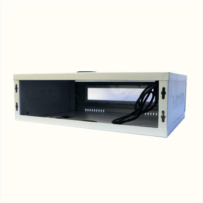 CP PLUS 2 U Rack – DVR Rack/CCTV Rack/NVR Rack/Server Rack + Transparent Glass Door + Wall Mount + Metal Box - Modular (Value Series) - CP-HA-RK4535VM-2U