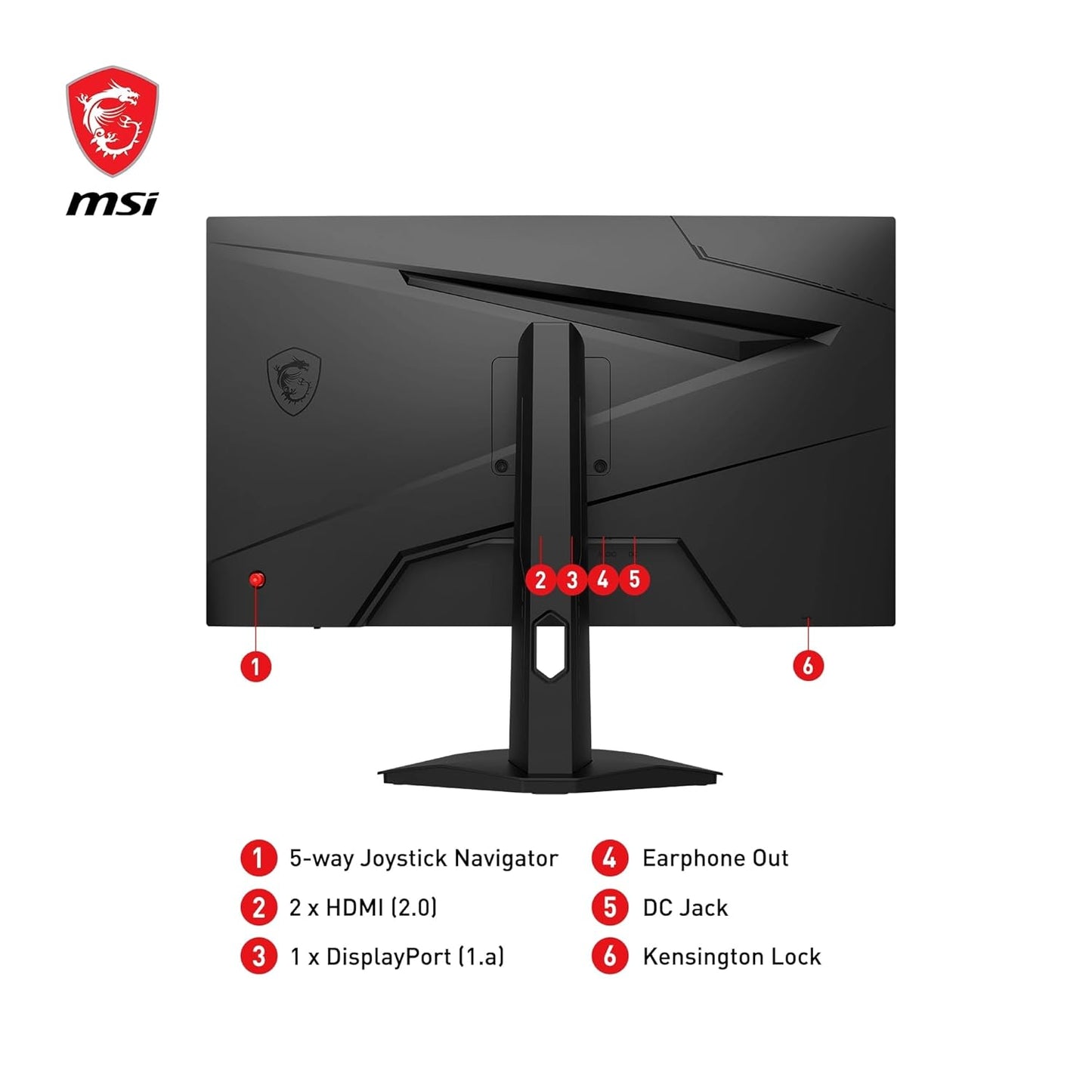 MSI G244F 24 Inch FHD Gaming Monitor