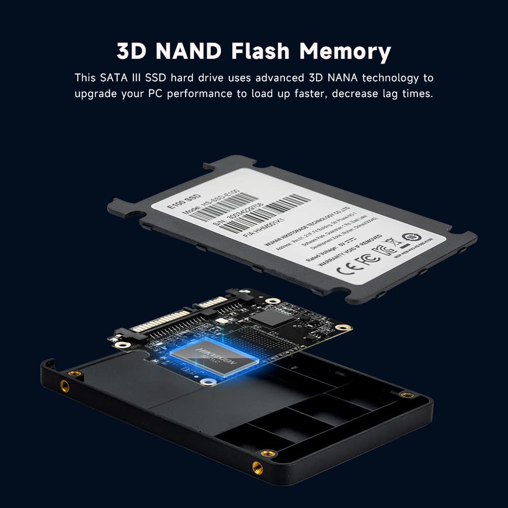 Hikvision Internal SSD 256 GB 3D NAND 2.5 Inch SATA III