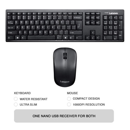 Lenovo 100 Wireless Combo (Part Number: GX30L66303)