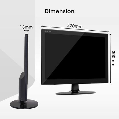 ZEBRONICS Zeb-V16HD LED Monitor with15.4 with Supporting HDMI, has VGA Input, HD 1280 x 800 Pixels, Glossy Panel, Slim Feature and Wall mountable.