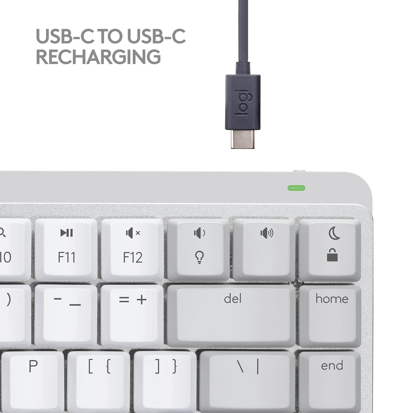 Logitech MX Mechanical Mini for Mac Wireless Illuminated Keyboard, Low-Profile Performance Switches