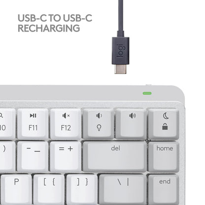 Logitech MX Mechanical Mini for Mac Wireless Illuminated Keyboard, Low-Profile Performance Switches