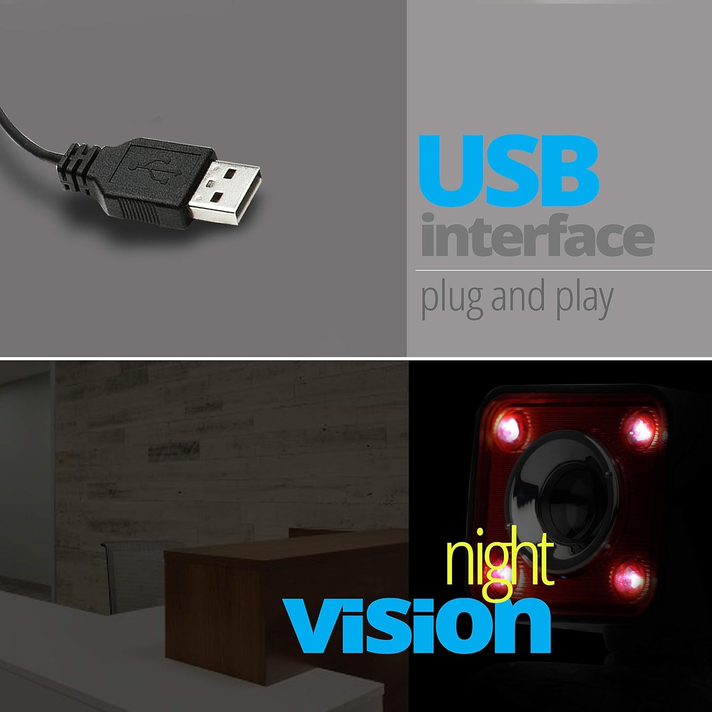 Zebronics Zeb-Crystal Pro Web Camera with USB Powered,3P Lens, Night Vision and Built-in Mic(RED)