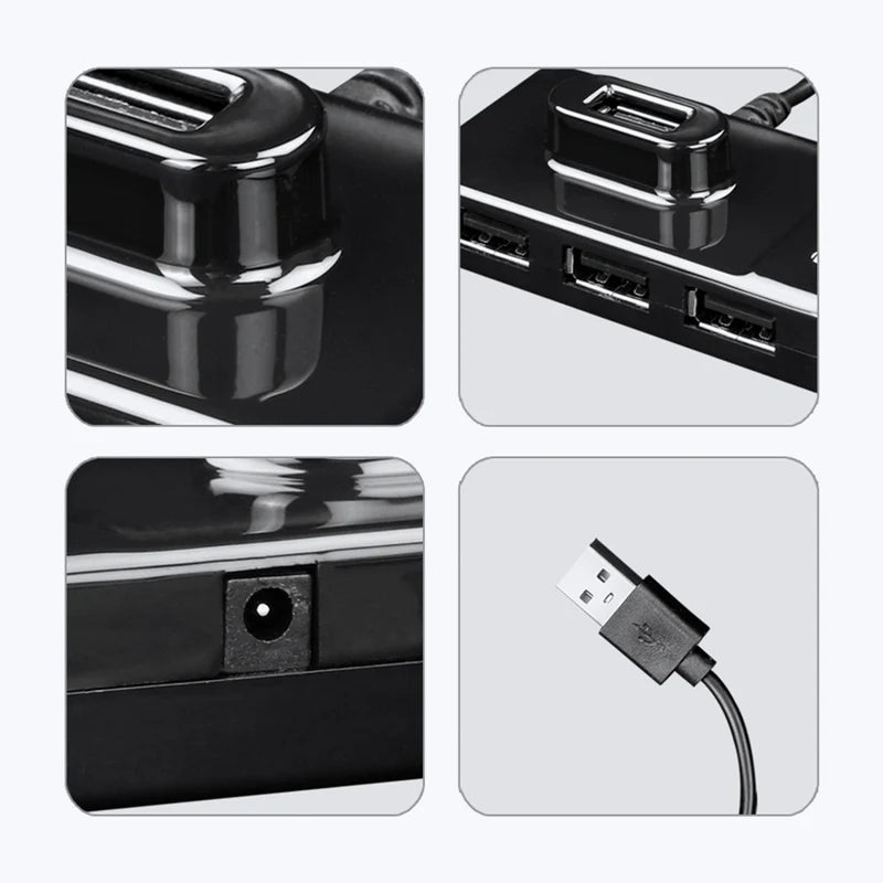 Zeb 100HB, high speed USB 2.0 port, USB Hub, 4 Ports, Pocket Sized, Plug & Play, for Laptop & Computers