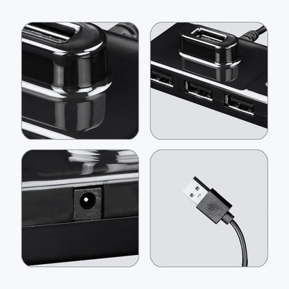 Zeb 100HB, high speed USB 2.0 port, USB Hub, 4 Ports, Pocket Sized, Plug & Play, for Laptop & Computers