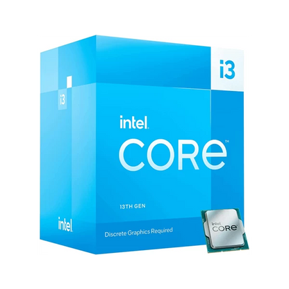 Intel Core i3-13100 Desktop Processor 4 cores (4 P-cores + 0 E-cores) 12MB Cache, up to 4.5 GHz